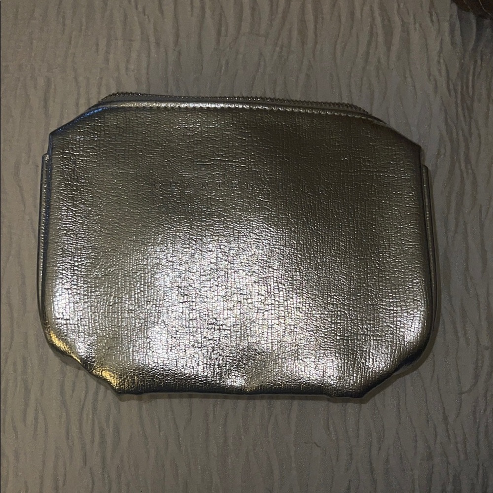 Silver Metallic Clutch
